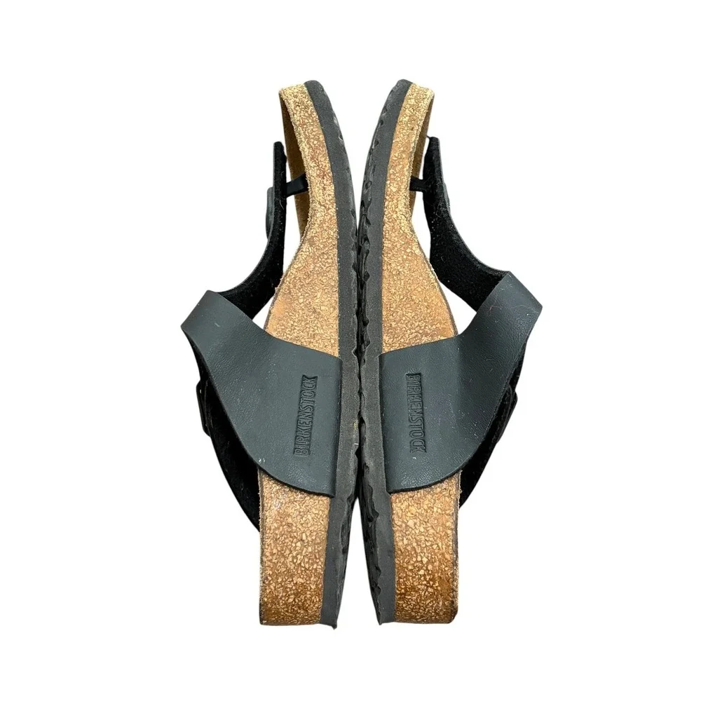 Birkenstock Gizeh Black Birko-Flor Thong Sandals Kids Size 33 US‎ Size 2 Summer